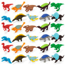 30Pcs Dinosaur Eraser Filled Hearts with Valentines Day Cards for Kids-Classroom Exchange Gifts