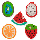 28Pcs Valentines Fruit Eraser Filled Hearts Set with with Valentines Day Cards for Kids-Classroom Exchange Gifts