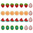 28Pcs Valentines Fruit Eraser Filled Hearts Set with with Valentines Day Cards for Kids-Classroom Exchange Gifts