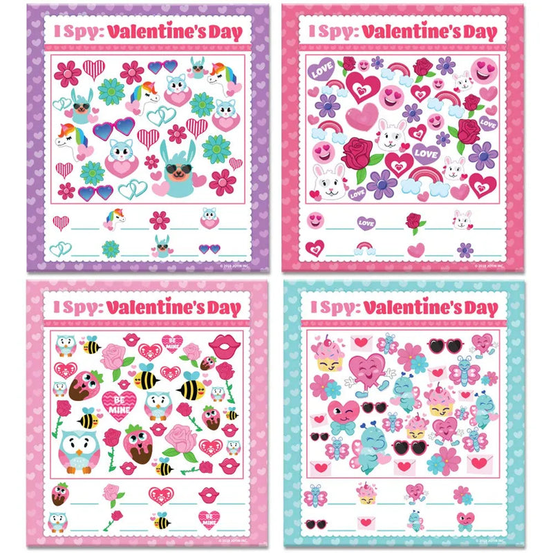 36Pcs Valentines Gift Cards Of I Spy Game