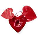 28Pcs Rainbow Spring Filled Hearts Set with Valentines Day Cards for Kids-Classroom Exchange Gifts