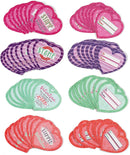 28Pcs Stampers Set Filled Hearts with Valentines Day Cards for Kids-Classroom Exchange Gifts