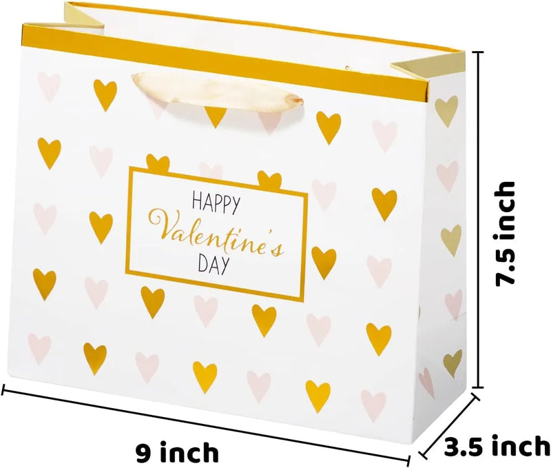 12Pcs Gold Foiled Gift Bags