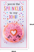 12Pcs Color Foam Squishy Toys with Kids Valentines Cards for Classroom Exchange