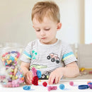 12Pcs Color Foam Squishy Toys with Kids Valentines Cards for Classroom Exchange