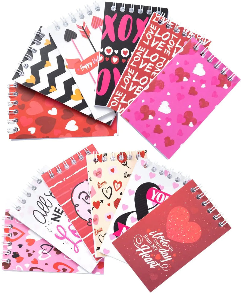 24Pcs Valentines Day Notebook Set