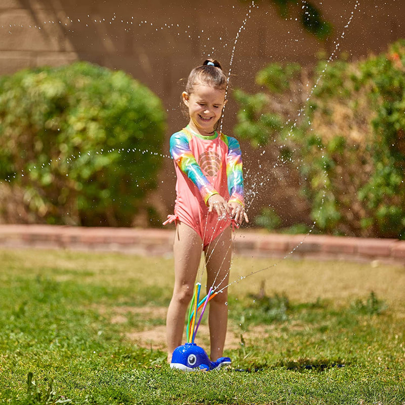 Whale Sprinkler with Wiggle Tubes