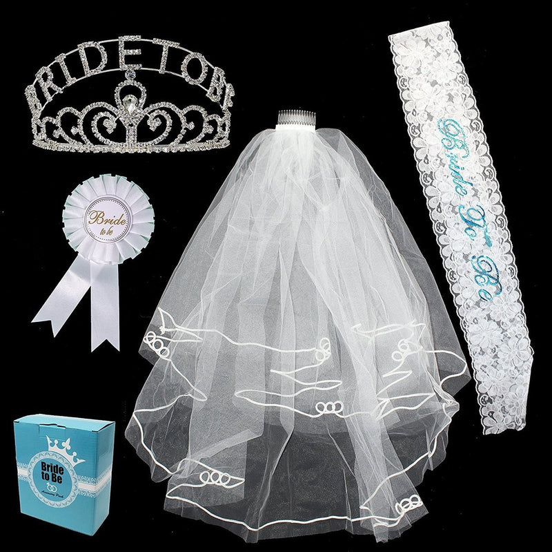 Bride to Be Bachelorette Party Accessory 5-Piece Kit