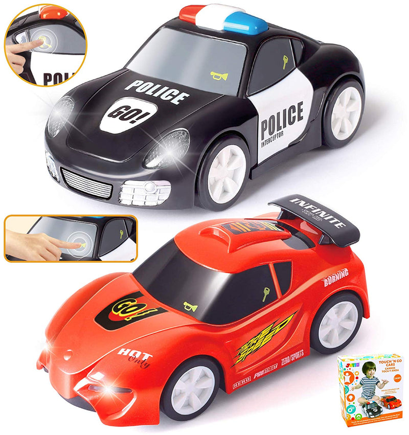 2 Pieces Electronic Infant Toy Cars