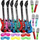 Inflatable Rockstar Party Pack, 12-Piece Set