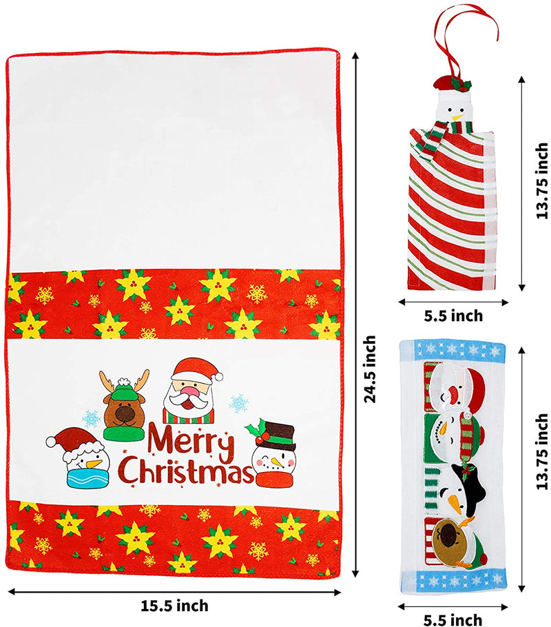 Christmas Kitchen Appliance Handle Covers for Kitchen