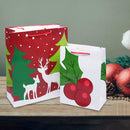 20Pcs Christmas Goody Gift Bags with Handles Assorted Sizes