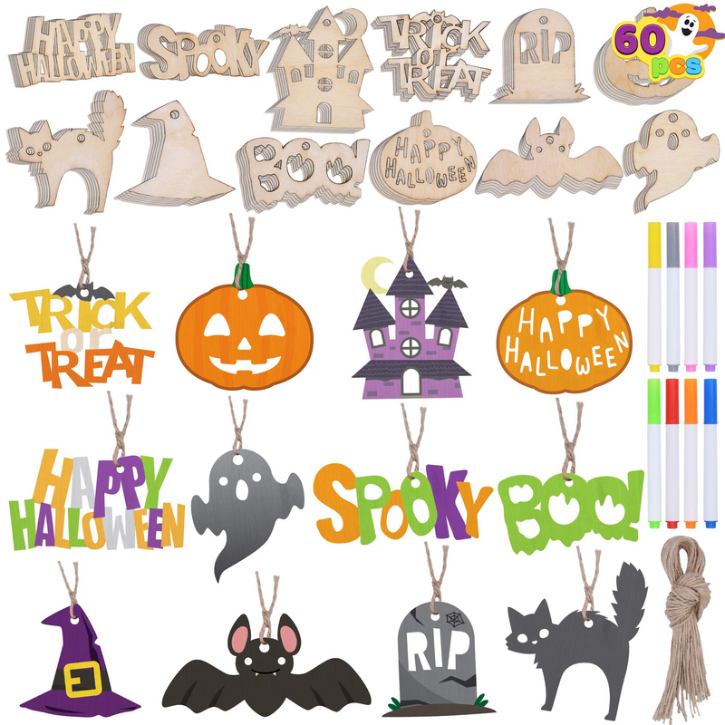 Halloween Wooden Homeschoolers Kids Crafts Kit