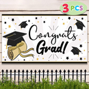 70in Graduation Decoration Party Banner, 3 Pcs