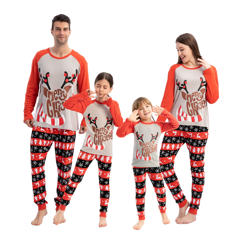 Men Christmas Reindeer Family Matching Pajama