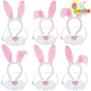 Bunny Nose and Ears Costume Accessories, 6 pcs