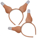Turkey Drumstick Headbands, 2 Pack