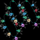 Christmas Led Disco Necklace, 3 Pack