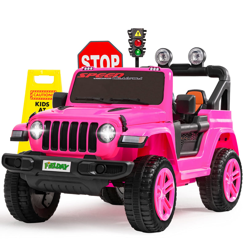 FIELDAY - Kids Ride On Truck Pink