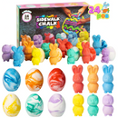 Easter Sidewalk Chalk Set, 24 Pcs