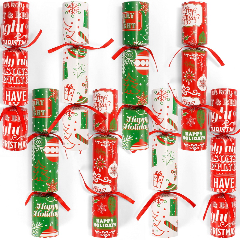 Christmas Party Table Favors (Colorful), 8 Pack