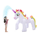 Sloosh - 53in Inflatable Rainbow Unicorn Yard Sprinkler