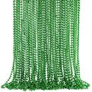 36Pcs St Patrick's Day Green Bead Necklaces