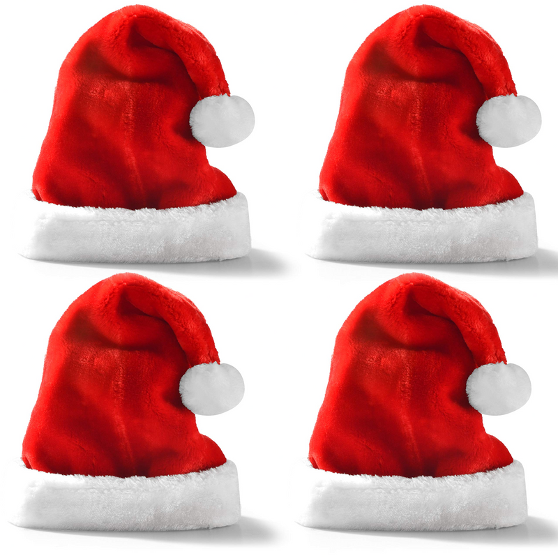 4-pack Christmas Hats