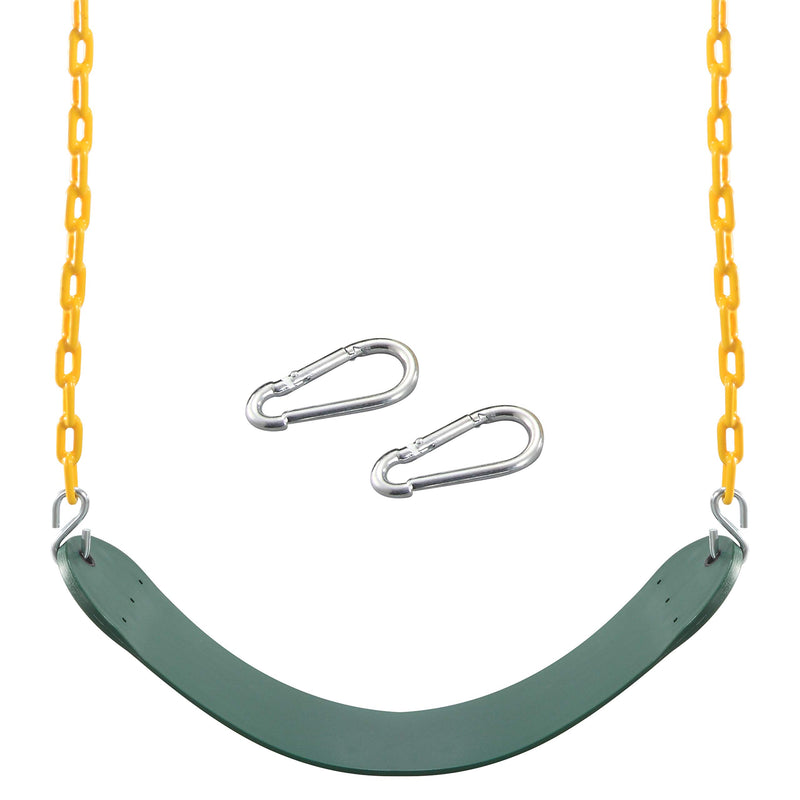 TURFEE - Green Swing Seat with 66in Chain