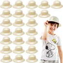 Jungle Theme Animals Explorer Party Hat, 24 Pcs