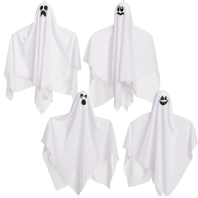 27.5in Hanging Ghosts, 4 Pack