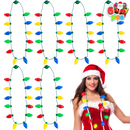 6 Pcs Christmas Nacklace 12 light bulbs