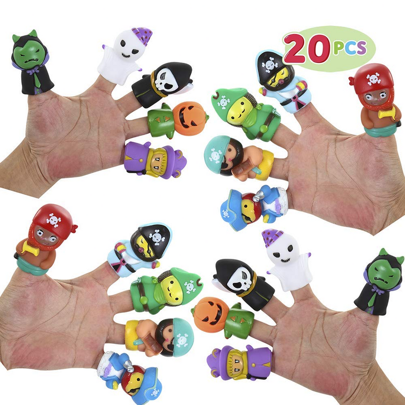 20 Pcs Halloween Character Finger Puppets