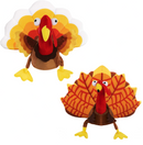 2 Pack Turkey Sitting Hats Silly