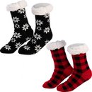 Slipper Socks Soft Premium Fleece, 2 Piece