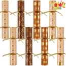 8Pcs Thanksgiving Cracker Set Design - Golden theme