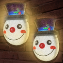 2 Pcs Christmas Snowman Porch Light Cover