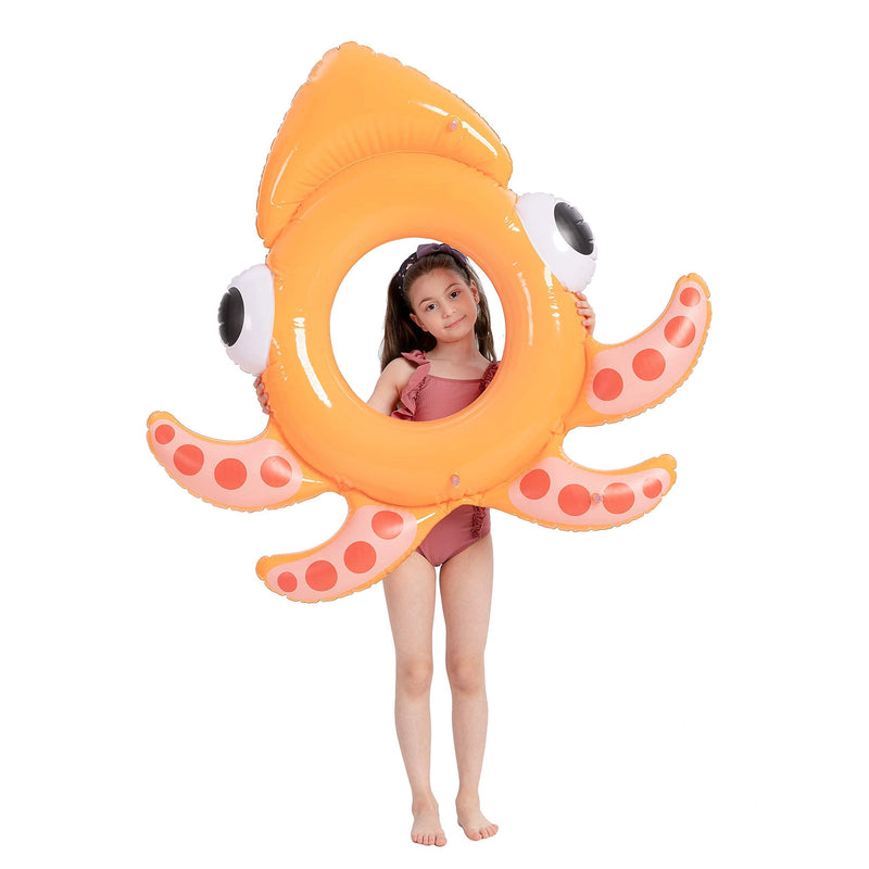 SLOOSH - Squid Pool Tube (Orange)