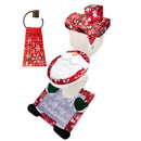 5Pcs Christmas Gnome Toilet Seat Cover