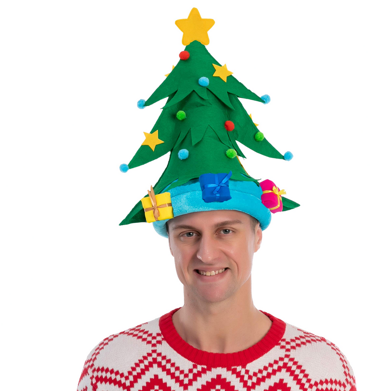 Colorful Christmas Tree Hat