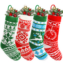 4 Pack 18in Christmas Stockings