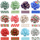 24 Christmas Gift Wrap Ribbon Pull Bows