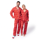 Family Christmas Red Suit Pajamas Men