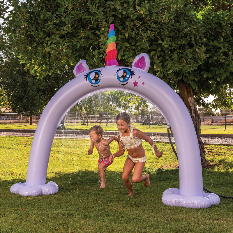 Arch inflatable ride a unicorn costume Water Sprinkler