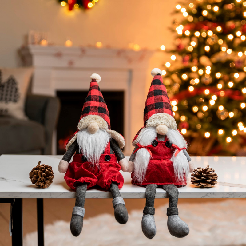 Nordic Style Christmas Gnome Couple