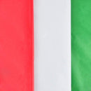 72 Sheet 20in x 20in Christmas Tissue Paper Assortment (Red, Green & White)