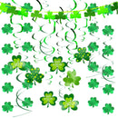 7.5 ft Decorations with Shamrock Strings and Swirls, 8 Pack