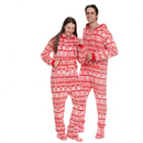 Adult Red Snowflake jumpsuit