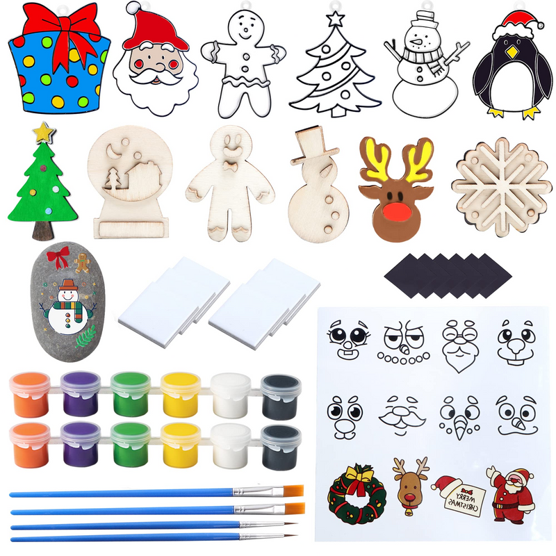 Christmas Theme Craft Kit, 51 pcs