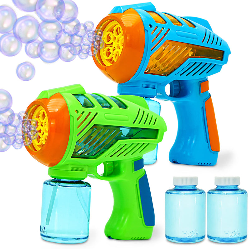 Bubble Guns with 2 Bubble Solution